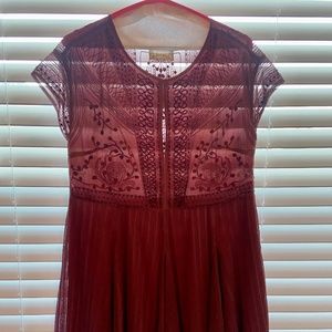 Lined Beaded mini dress